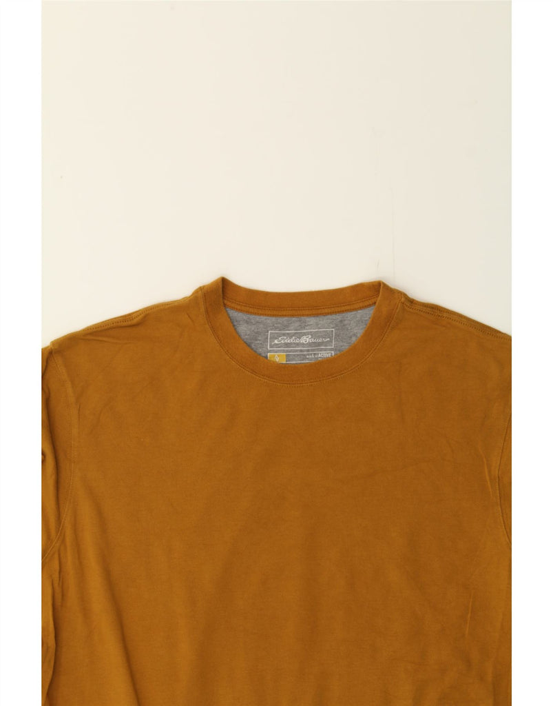 EDDIE BAUER Mens T-Shirt Top Large Brown Cotton Vintage Eddie Bauer and Second-Hand Eddie Bauer from Messina Hembry 