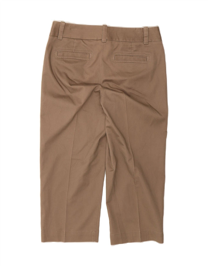 DOCKERS Womens Straight Capri Trousers US 6 Medium W30 L21 Brown Cotton Vintage Dockers and Second-Hand Dockers from Messina Hembry 