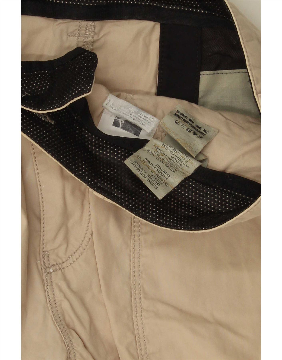 Refrigiwear Mens Chino Shorts W34 Large Beige Cotton