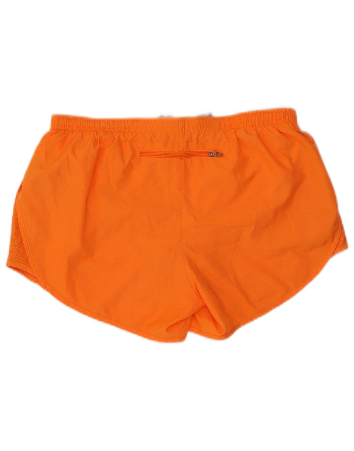 Nike Womens Dri Fit Sport Shorts UK 18 XL  Orange Polyester