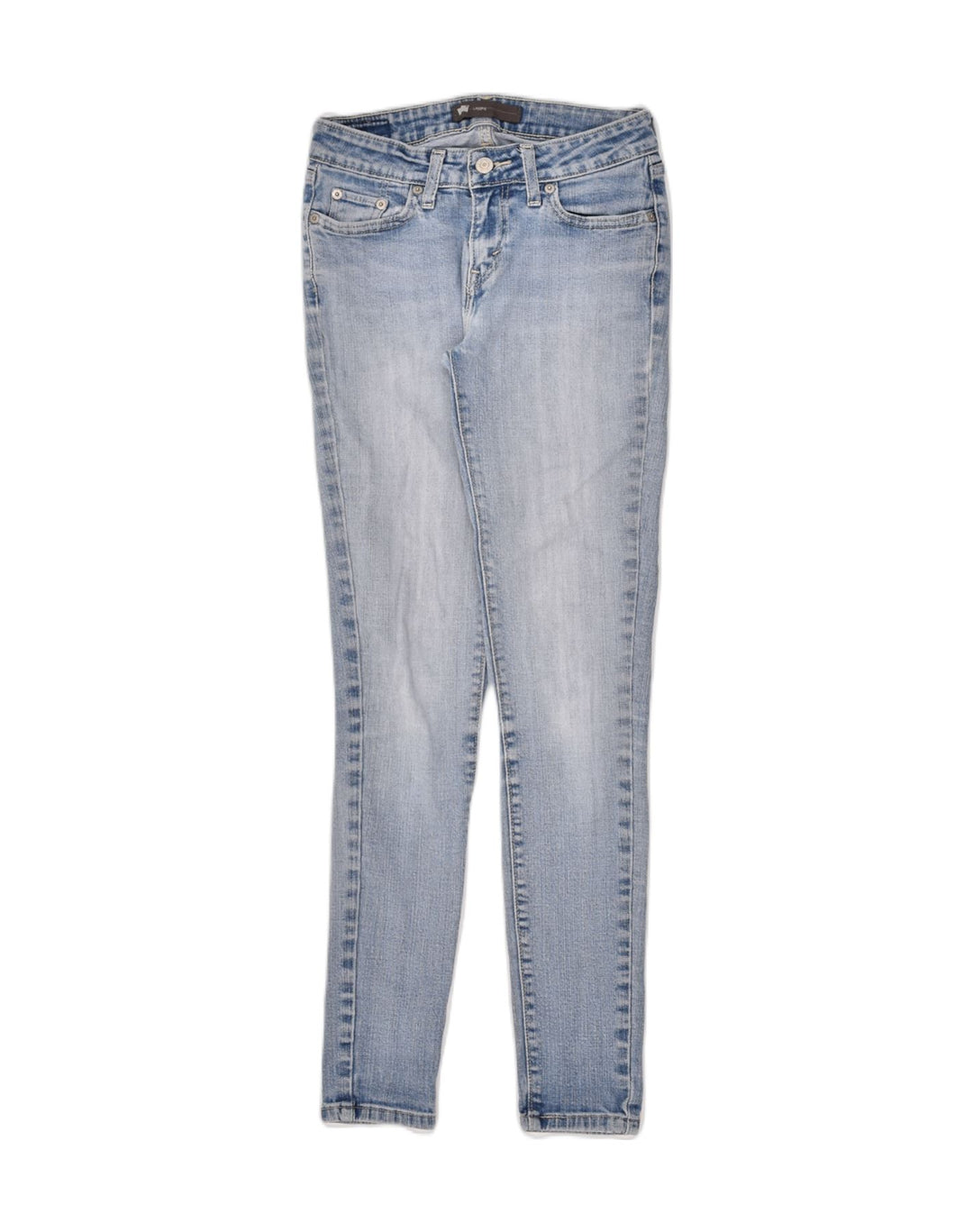 LEVI'S Womens Skinny Jeans W26 L29  Blue Cotton | Vintage Levi's | Thrift | Second-Hand Levi's | Used Clothing | Messina Hembry 
