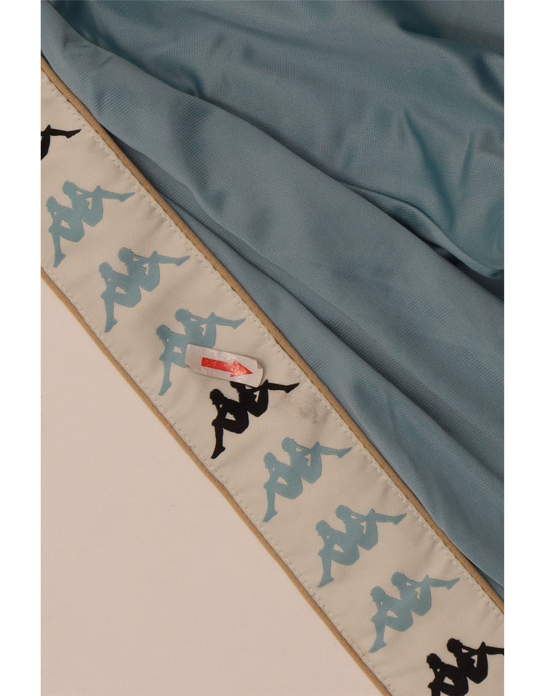 Kappa Mens Graphic Tracksuit Top Jacket Medium Blue Colourblock Polyester