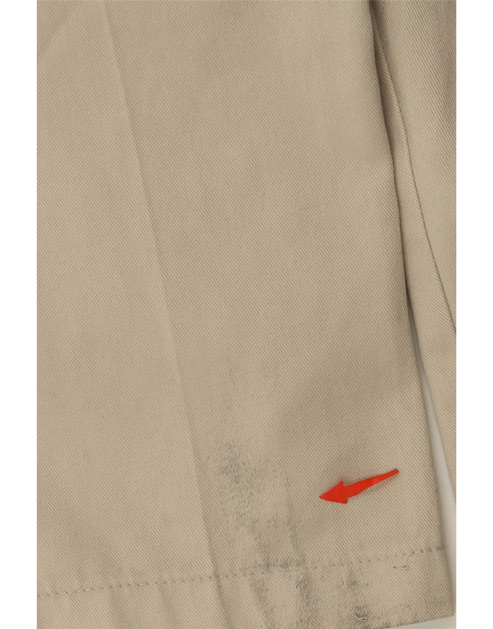 DICKIES Mens Straight Chino Trousers W34 L30 Beige Polyester