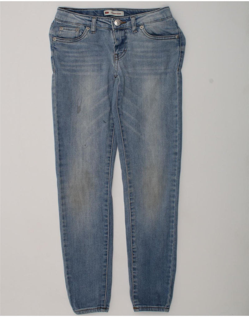 LEVI'S Girls Skinny Jeans 9-10 Years W25 L26 Blue Cotton | Vintage Levi's | Thrift | Second-Hand Levi's | Used Clothing | Messina Hembry 