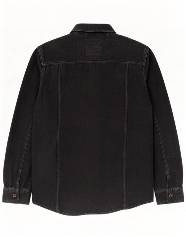 Vans Mens Denim Shirt Medium Black Cotton