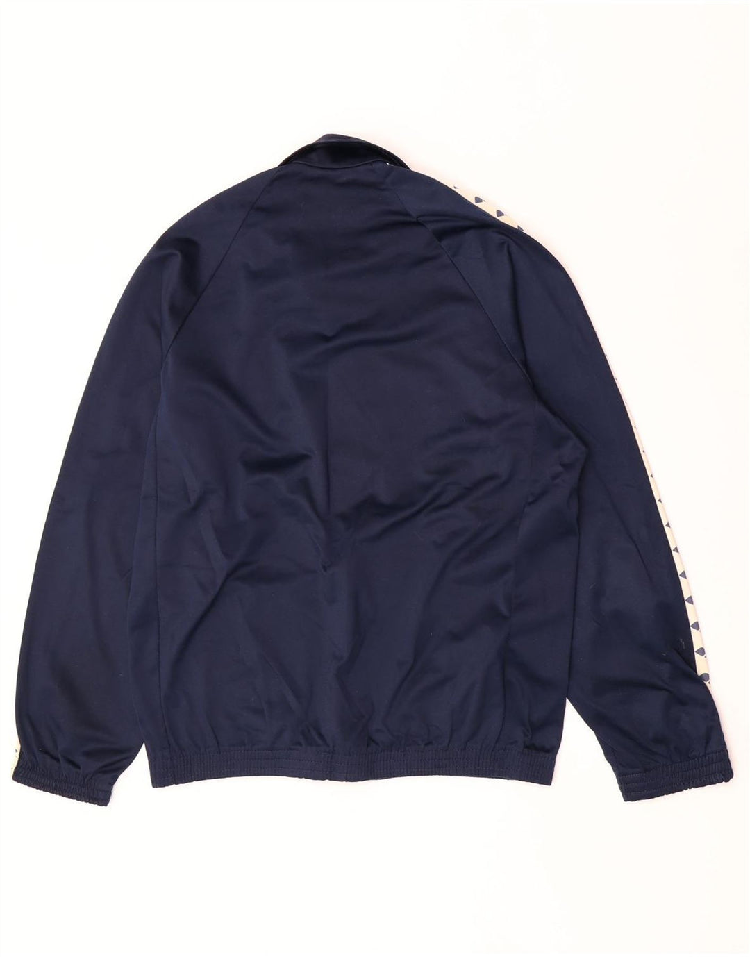 Arena Mens Graphic Tracksuit Top Jacket Large Navy Blue Colourblock