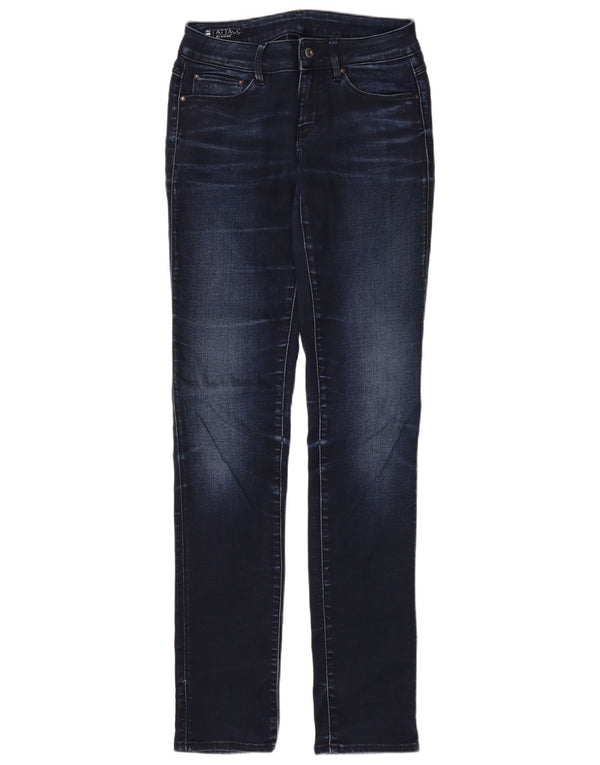 G-Star Womens Skinny Jeans W29 L36 Navy Blue Cotton