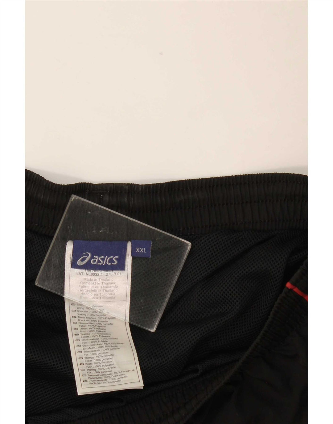 Asics Mens Sport Shorts 2XL Black Colourblock Polyester