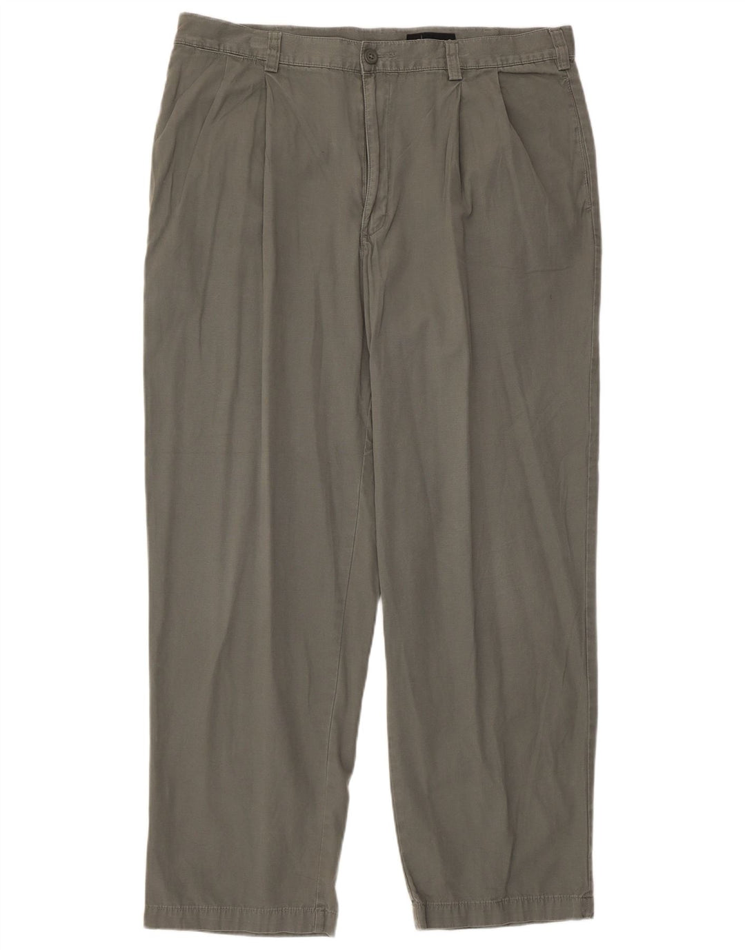 Eddie Bauer Mens Pegged Chino Trousers W38 L30 Grey Cotton