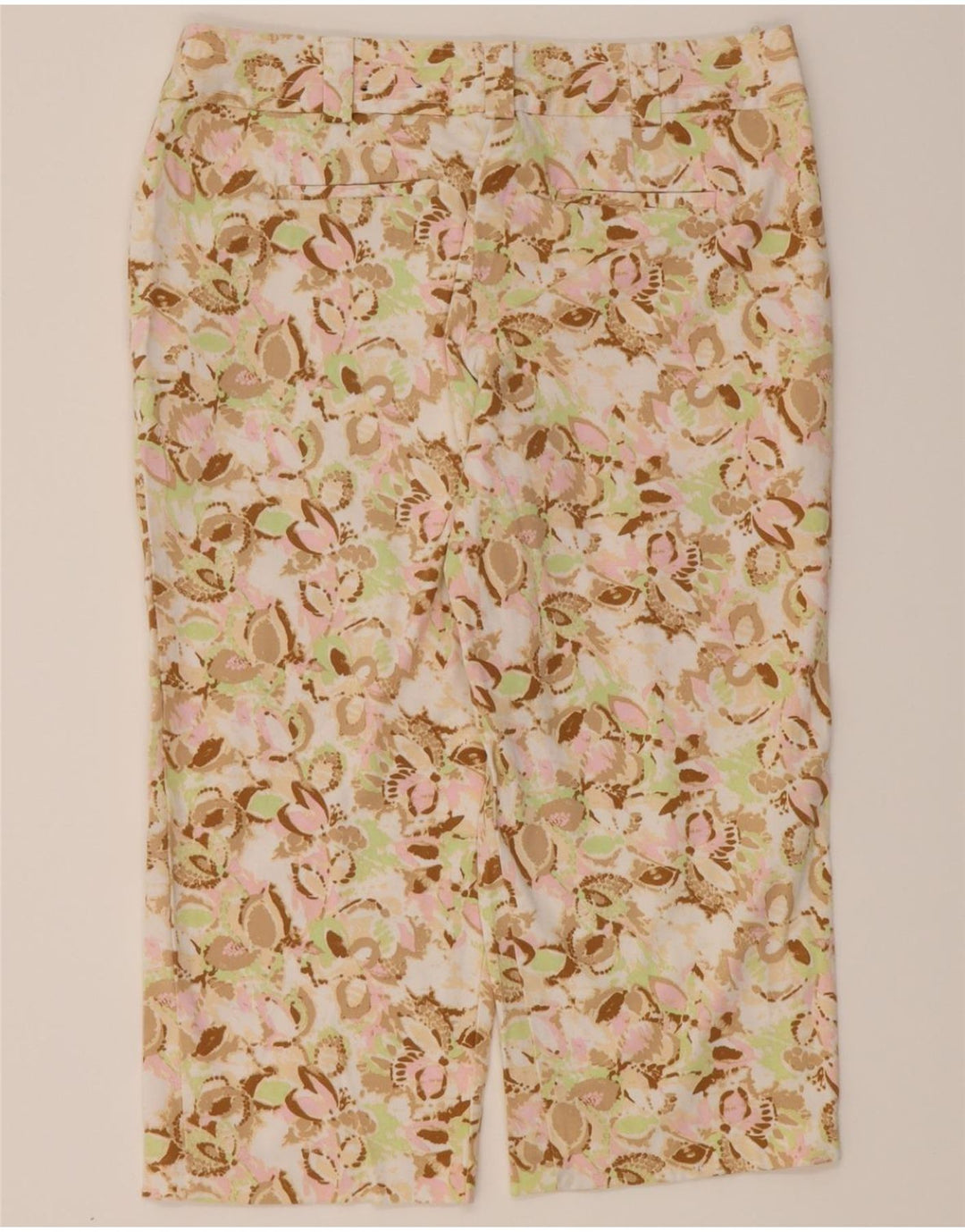 IZOD Womens Capri Trousers US 10 Large W34 L22 Multicoloured Floral Vintage Izod and Second-Hand Izod from Messina Hembry 