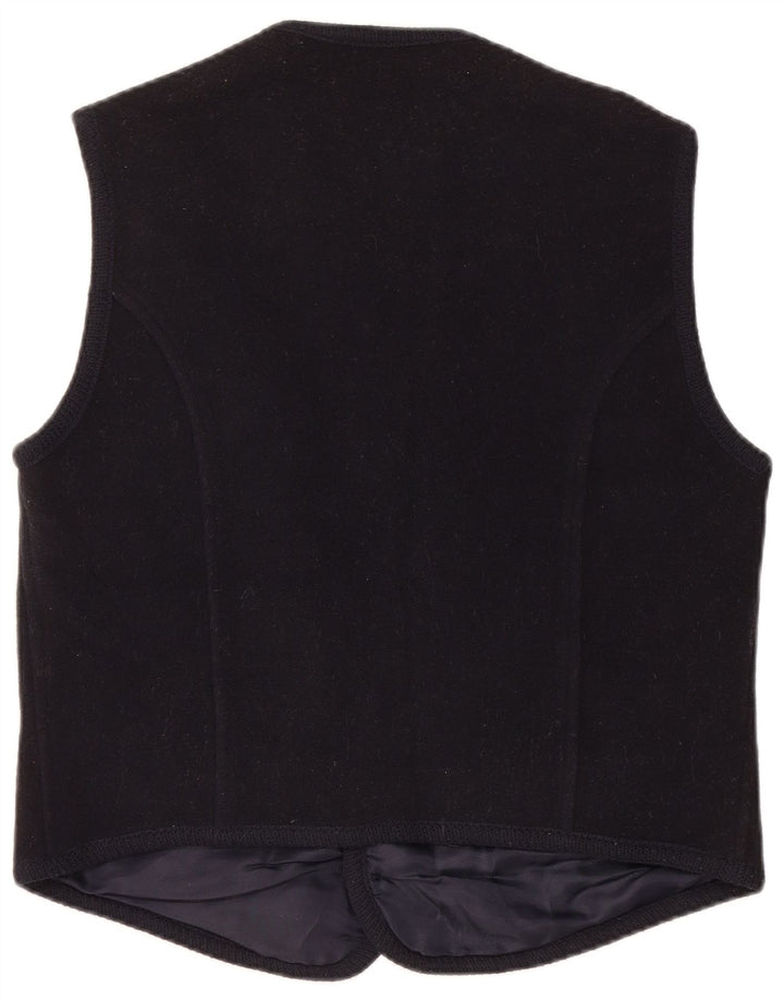Pierre Cardin Mens Waistcoat IT 52 Large Navy Blue Wool