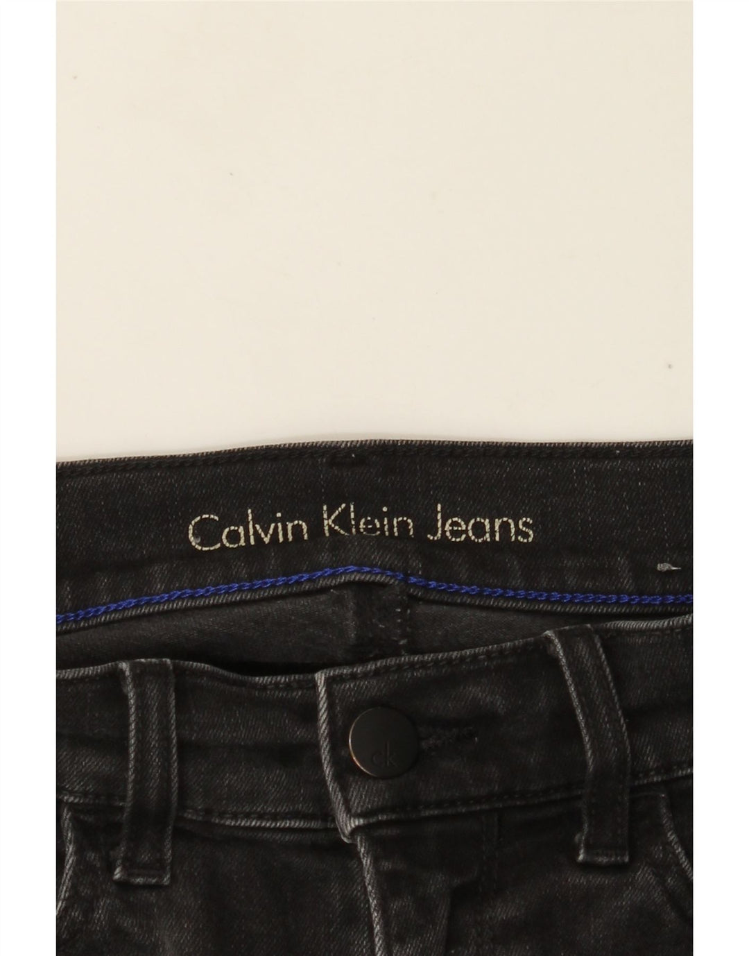 CALVIN KLEIN Womens Skinny Jeans W26 L29 Black