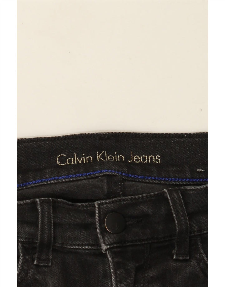 CALVIN KLEIN Womens Skinny Jeans W26 L29 Black