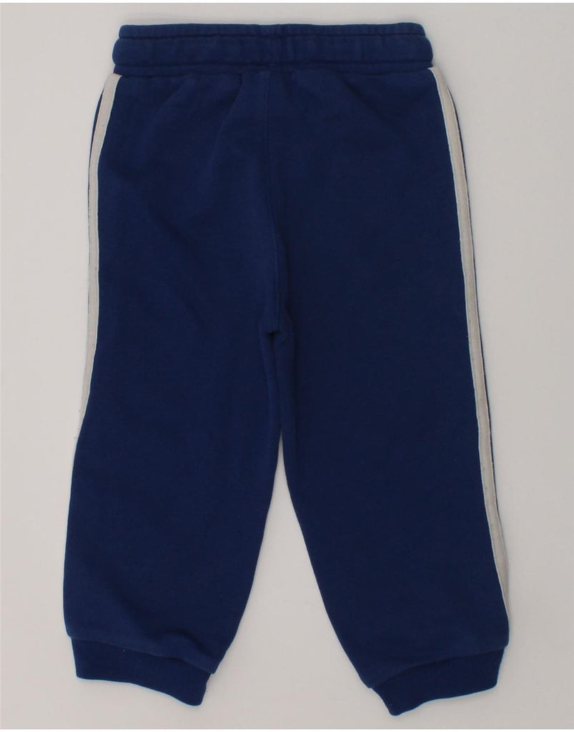 ADIDAS Baby Boys Joggers Tracksuit Trousers 12-18 Months Navy Blue Cotton | Vintage Adidas | Thrift | Second-Hand Adidas | Used Clothing | Messina Hembry 