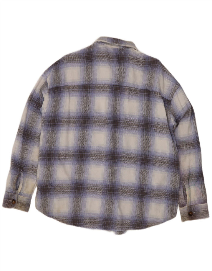 Hollister Womens Boyfriend Fit Flannel Shirt Medium Multicoloured Plaid