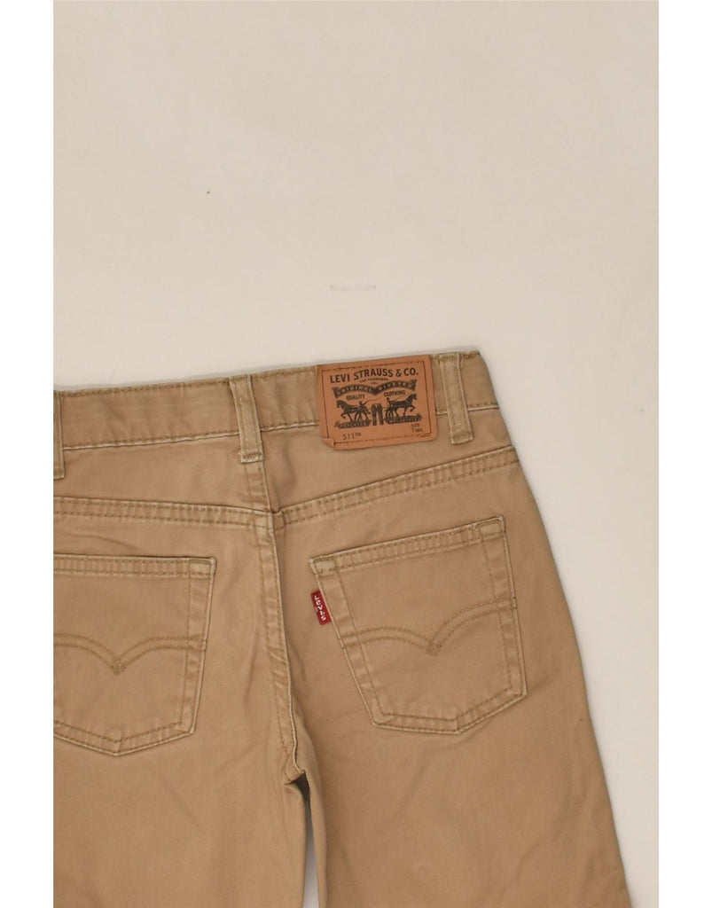 LEVI'S Boys 511 Slim Casual Trousers 6-7 Years W22 L21  Brown Cotton | Vintage Levi's | Thrift | Second-Hand Levi's | Used Clothing | Messina Hembry 