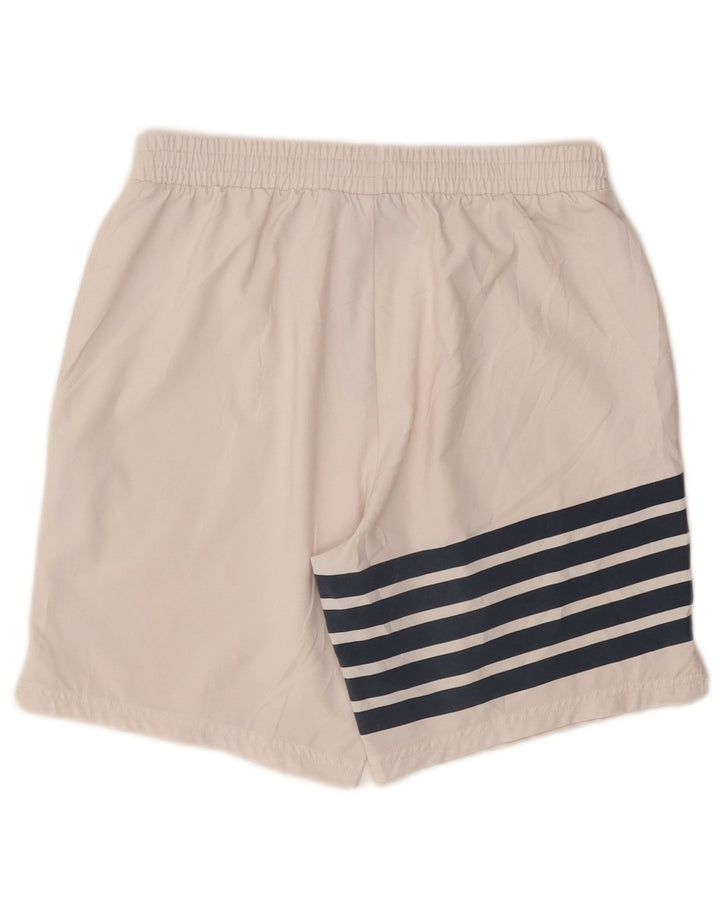 Ellesse Mens Sport Shorts Small  White Polyester
