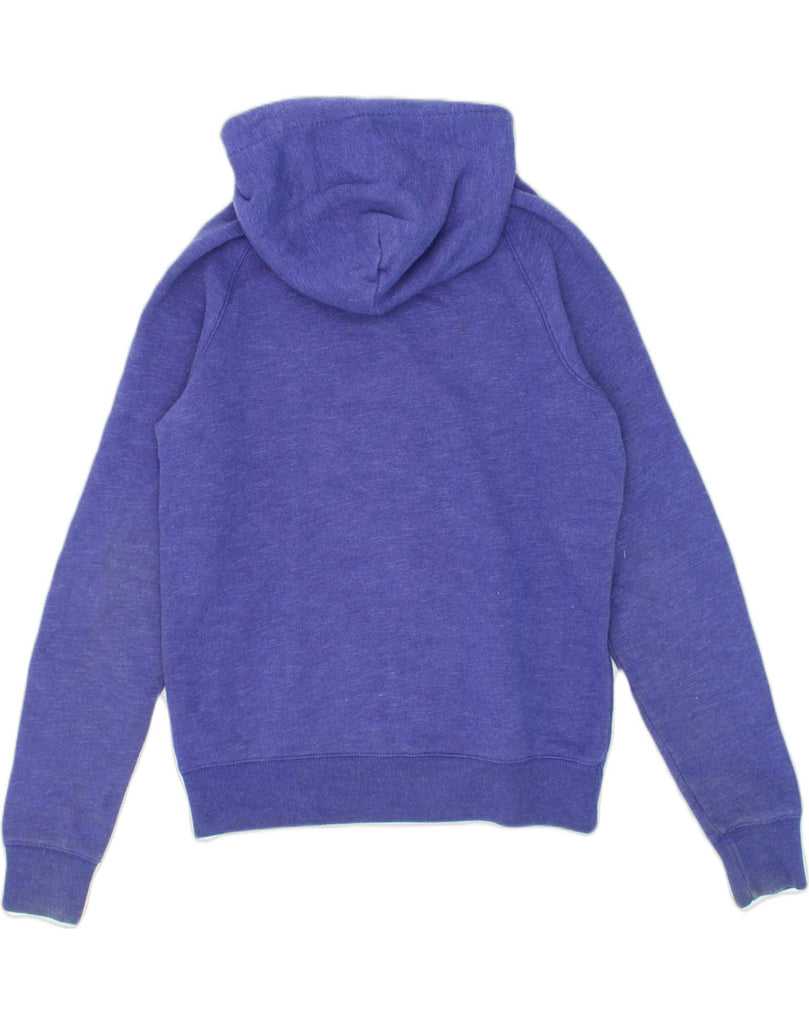 JACK WILLS Womens Zip Hoodie Sweater UK 14 Large Purple Cotton | Vintage Jack Wills | Thrift | Second-Hand Jack Wills | Used Clothing | Messina Hembry 