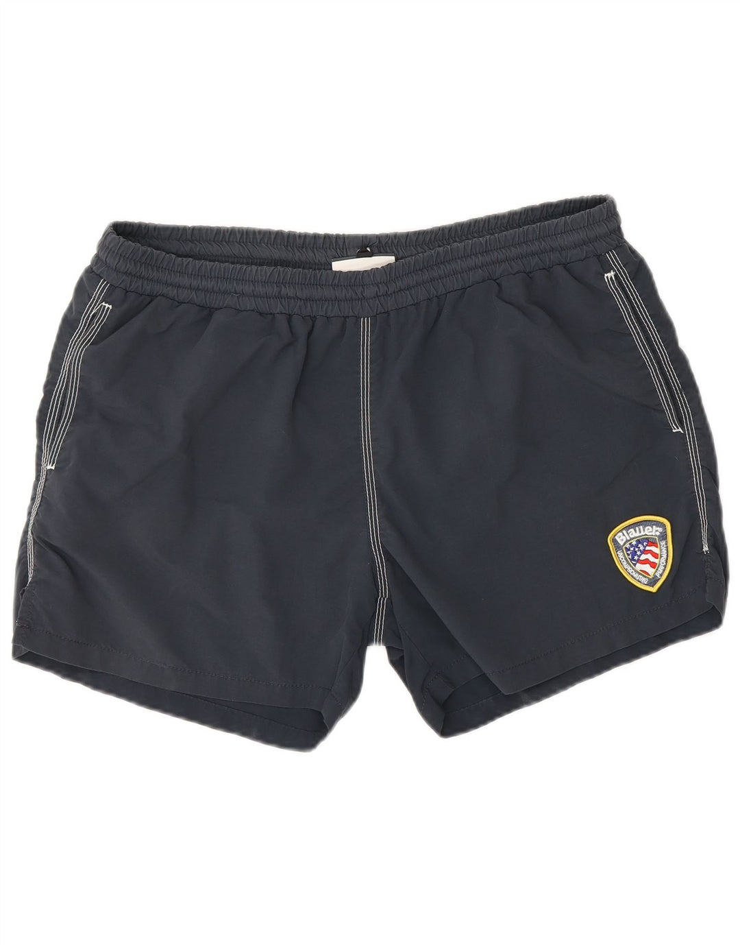Blauer Mens Swimming Shorts Large  Navy Blue Nylon
