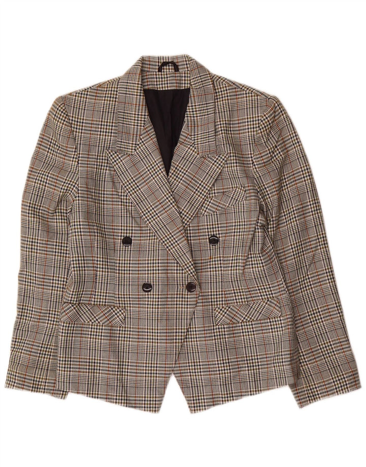 St. Bernard Womens Blazer Jacket UK 12 Medium Multicoloured Houndstooth