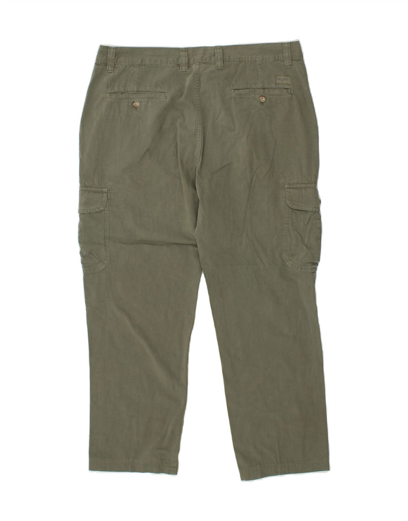 CARRERA Mens Straight Cargo Trousers W38 L28 Green Cotton | Vintage Carrera | Thrift | Second-Hand Carrera | Used Clothing | Messina Hembry 