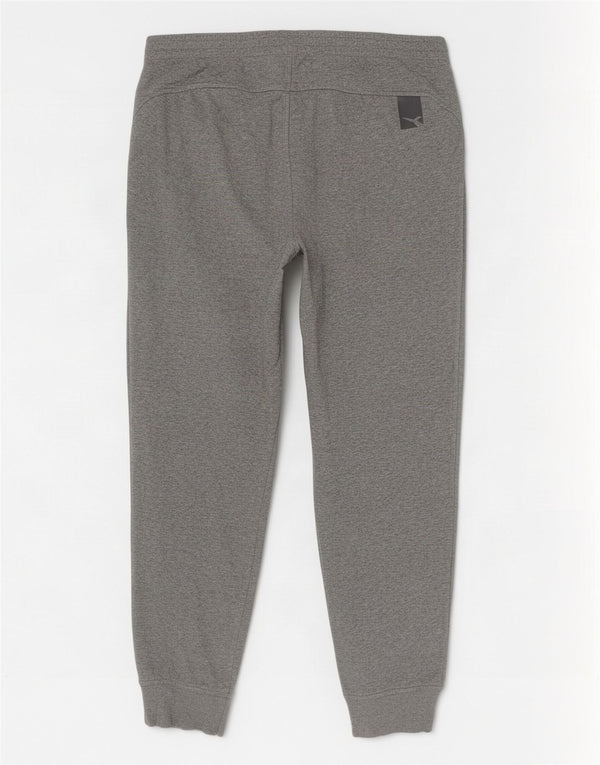 Diadora Mens Tracksuit Trousers Joggers XL Grey Flecked Cotton