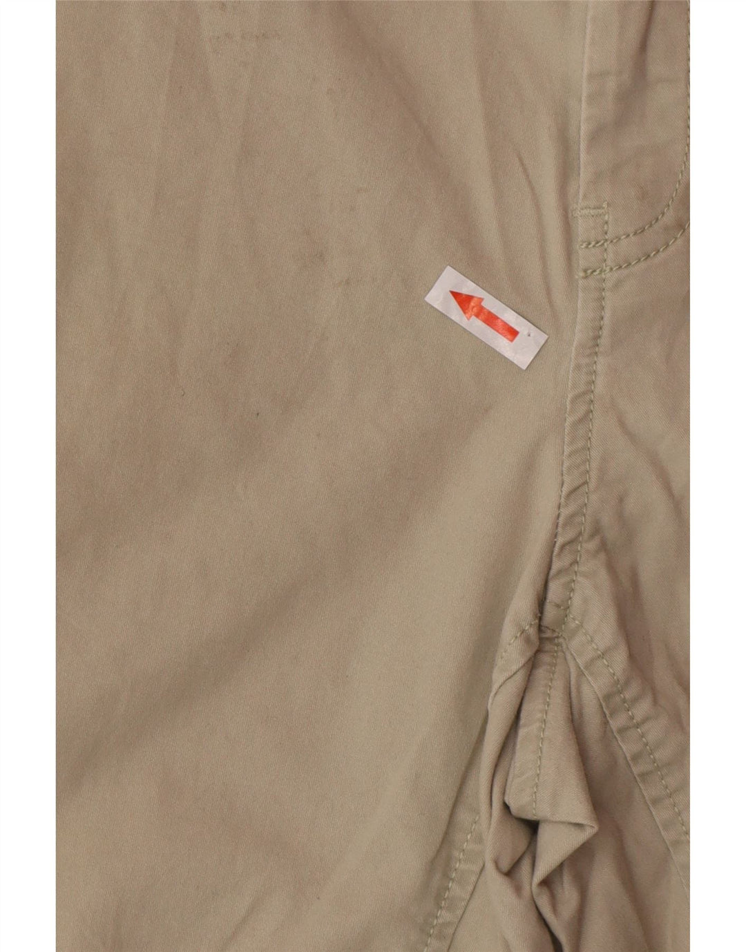 Calvin Klein Mens Chino Shorts W34 Large Beige Cotton