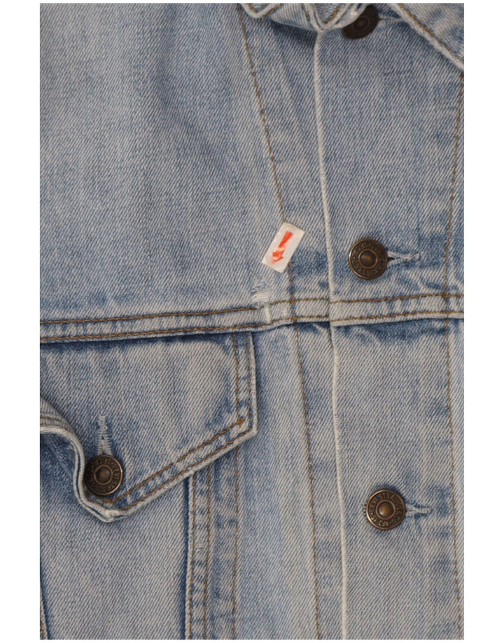 Levi's Mens Denim Jacket UK 40 Large Blue Cotton