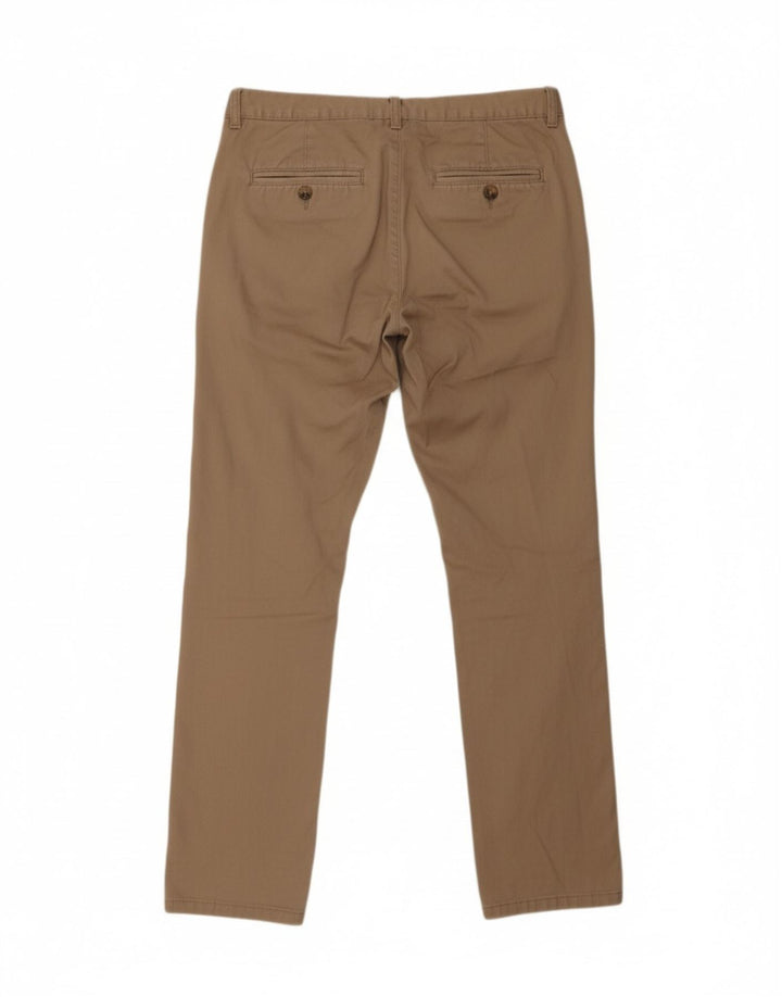 KANGOL Mens Slim Chino Trousers W30 L30 Beige Cotton Vintage Kangol and Second-Hand Kangol from Messina Hembry 