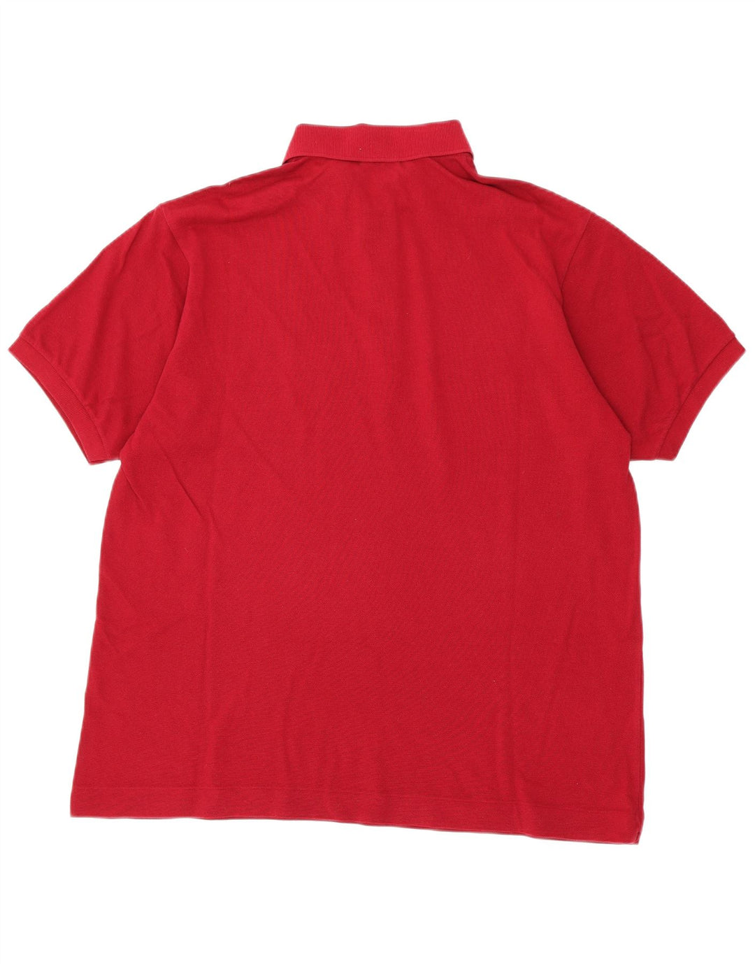 LACOSTE Mens Polo Shirt Size 6 XL Red Cotton