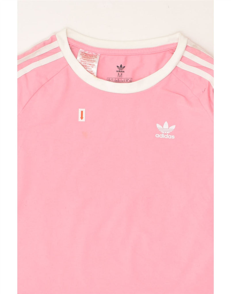 ADIDAS Girls Top Long Sleeve 11-12 Years Pink Cotton | Vintage Adidas | Thrift | Second-Hand Adidas | Used Clothing | Messina Hembry 