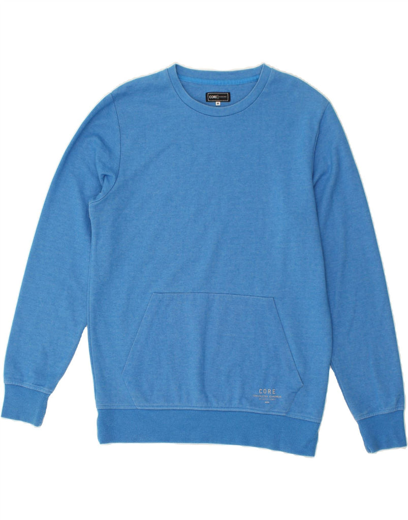 JACK & JONES Mens Sweatshirt Jumper Medium Blue Polyester | Vintage Jack & Jones | Thrift | Second-Hand Jack & Jones | Used Clothing | Messina Hembry 