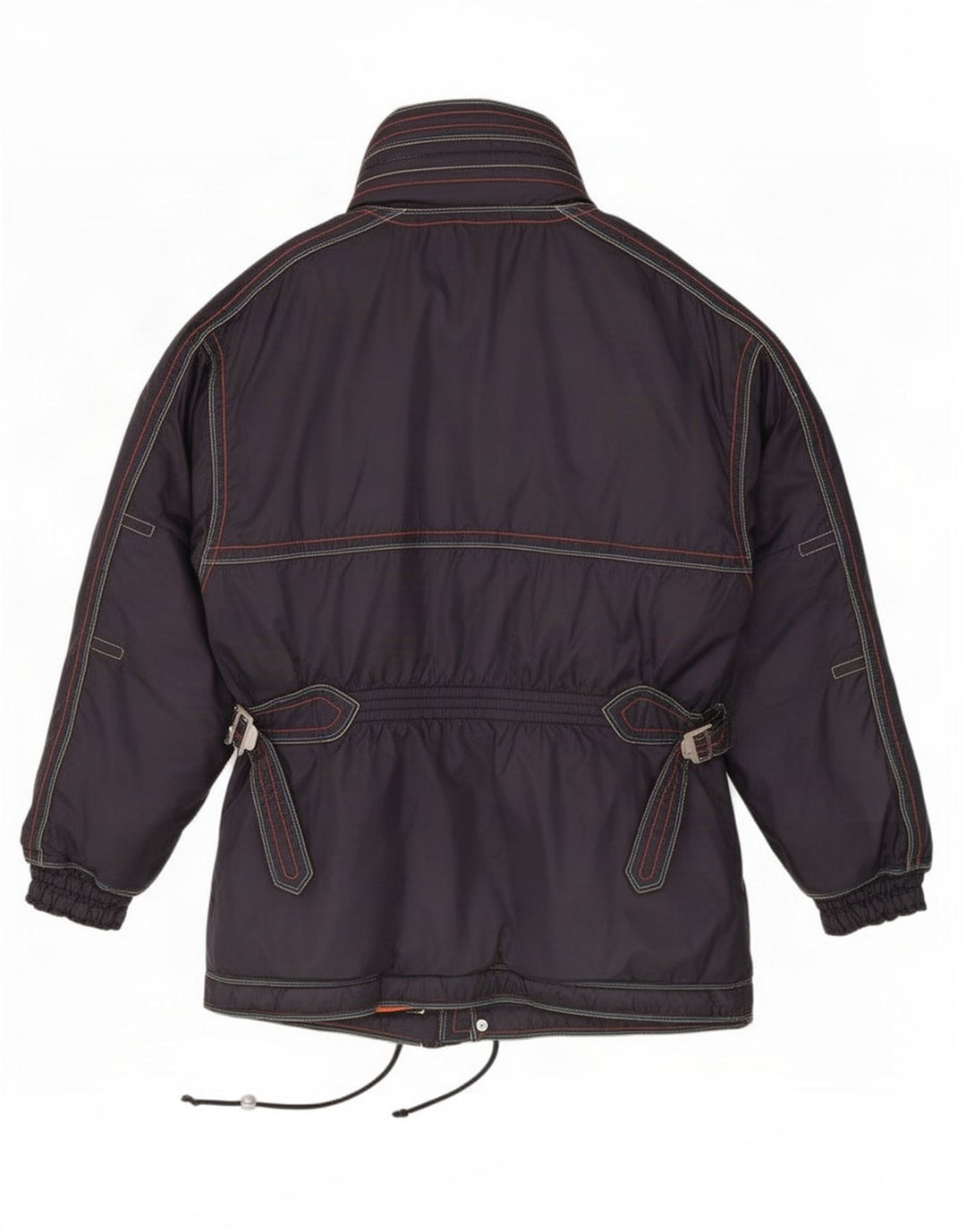 Ellesse Womens Hooded Ski Jacket UK 12 Medium Grey Polyamide