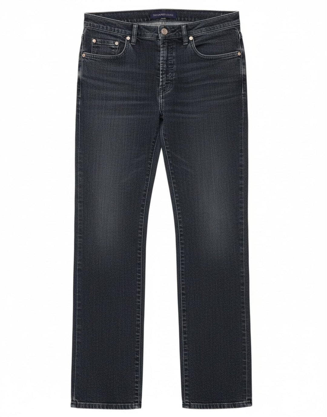 Trussardi Womens Straight Jeans W28 L35 Navy Blue Cotton
