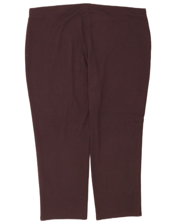 Marks & Spencer Womens Slim Leggings UK 22 3XL Brown Polyester