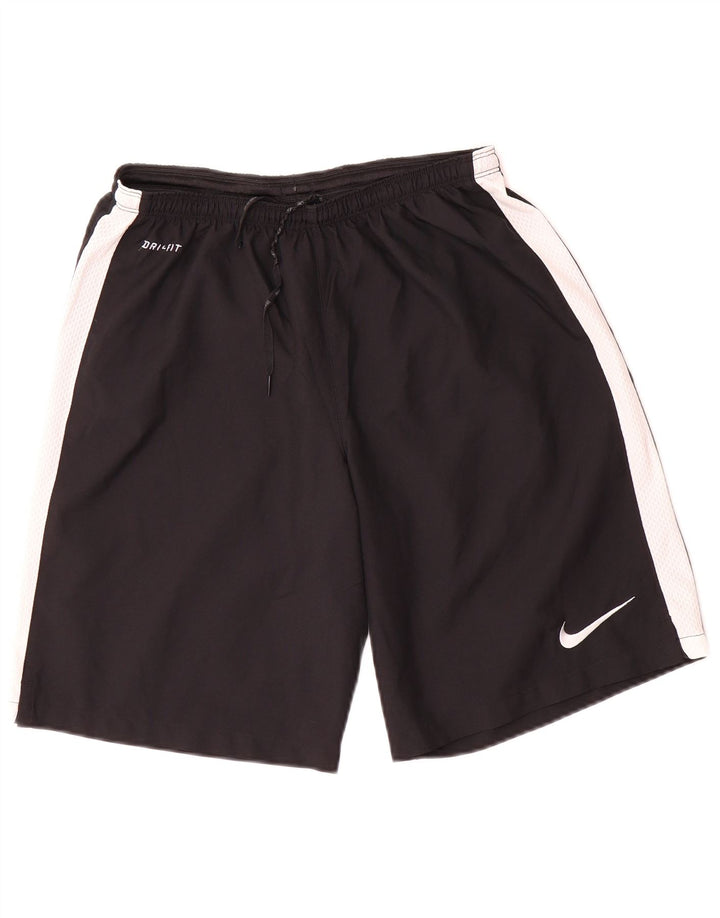 Nike Mens Dri Fit Sport Shorts Medium Black Colourblock Polyester