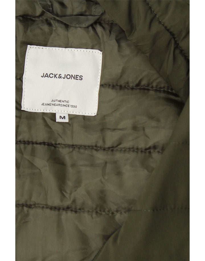 Jack & Jones Mens Padded Jacket UK 38 Medium Green