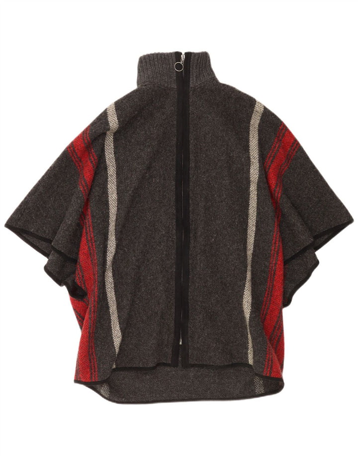 Massimo Dutti Womens Oversized Cardigan Sweater UK 14 Medium Grey