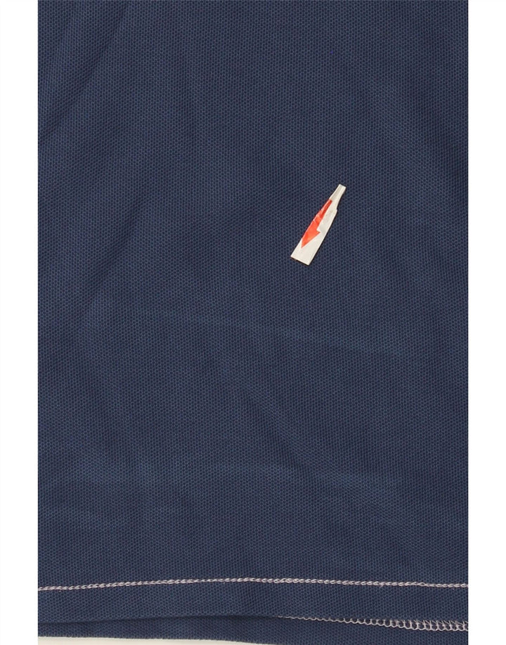 Dkny Mens Polo Shirt Small Navy Blue Cotton