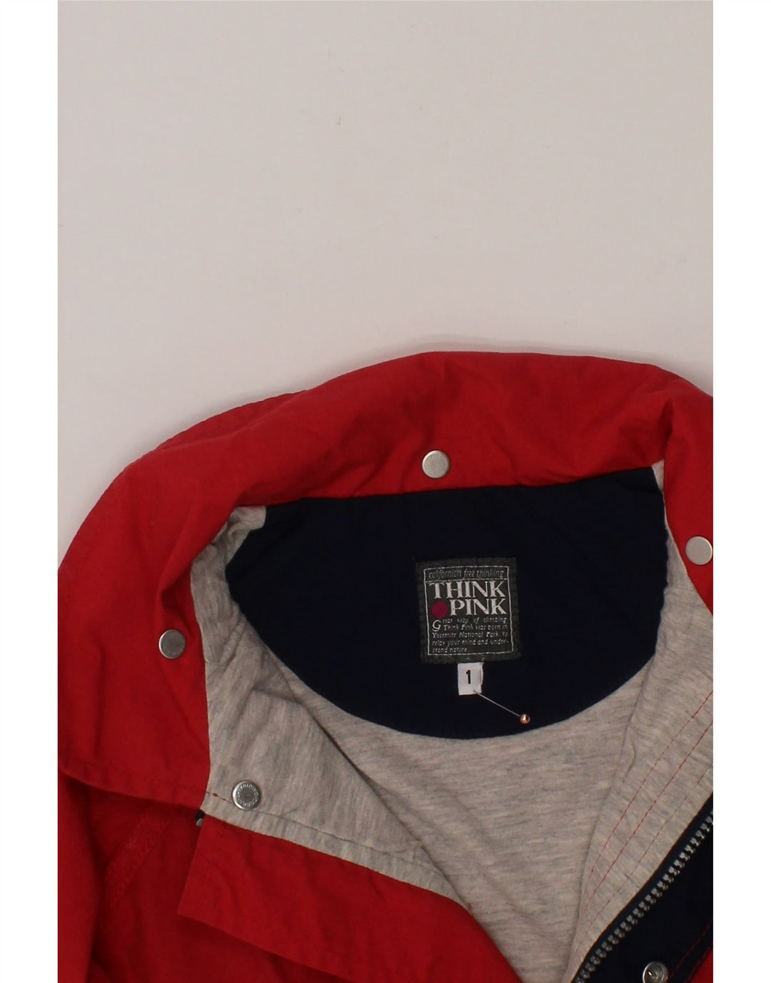 THINK PINK Baby Boys Graphic Rain Jacket 12-18 Months Red Vintage Think Pink and Second-Hand Think Pink from Messina Hembry 