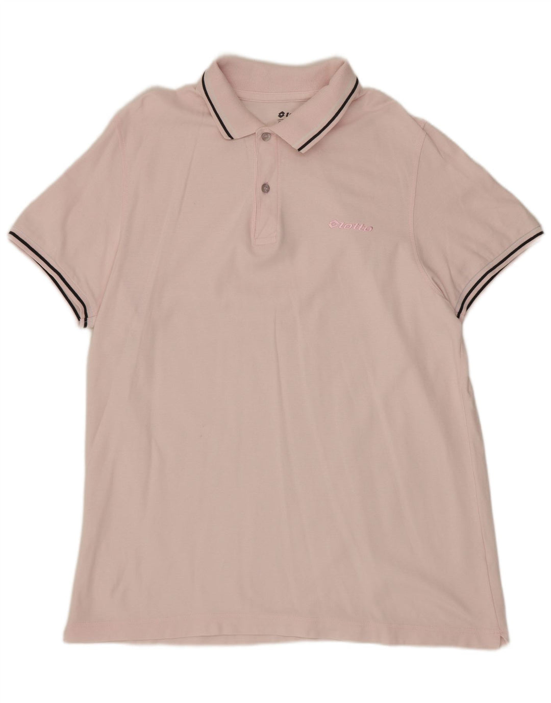 LOTTO Mens Polo Shirt Large Pink