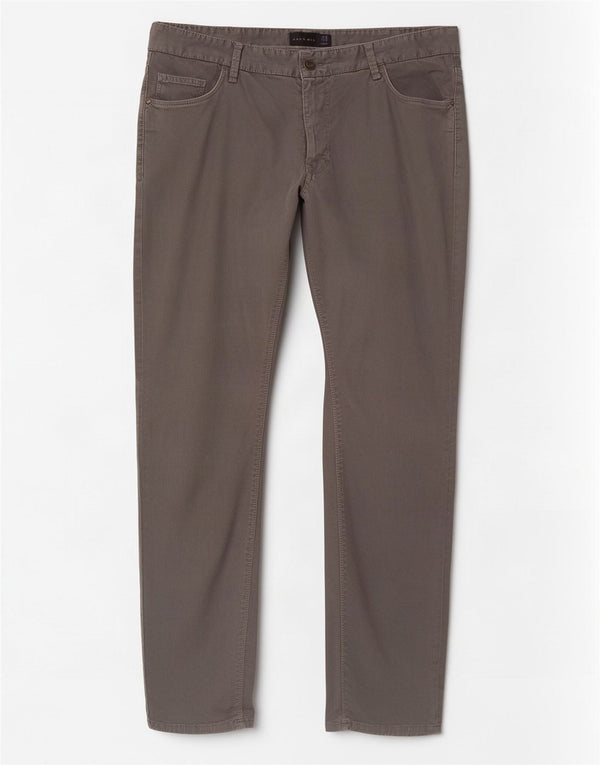 Zara Mens Slim Casual Trousers EU 46 XL W36 L33 Grey Cotton