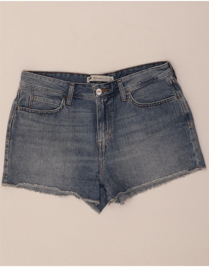 Levi's Womens Denim Shorts W32 Large Blue Cotton