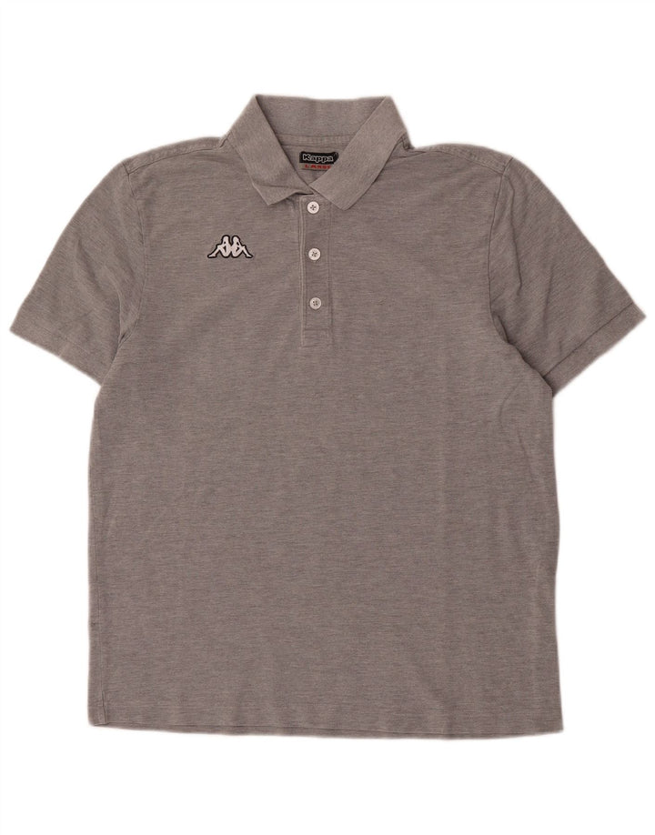 Kappa Mens Polo Shirt Large Grey