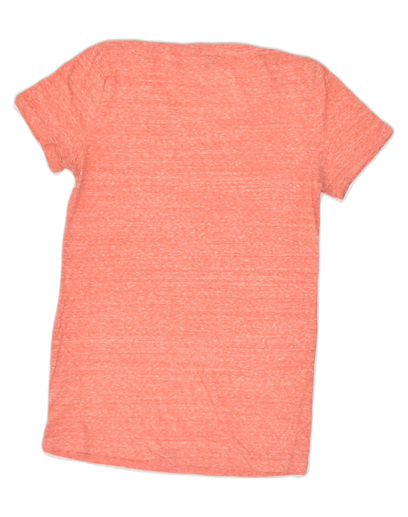 J. CREW Mens T-Shirt Top Small Orange Flecked Cotton | Vintage J. Crew | Thrift | Second-Hand J. Crew | Used Clothing | Messina Hembry 