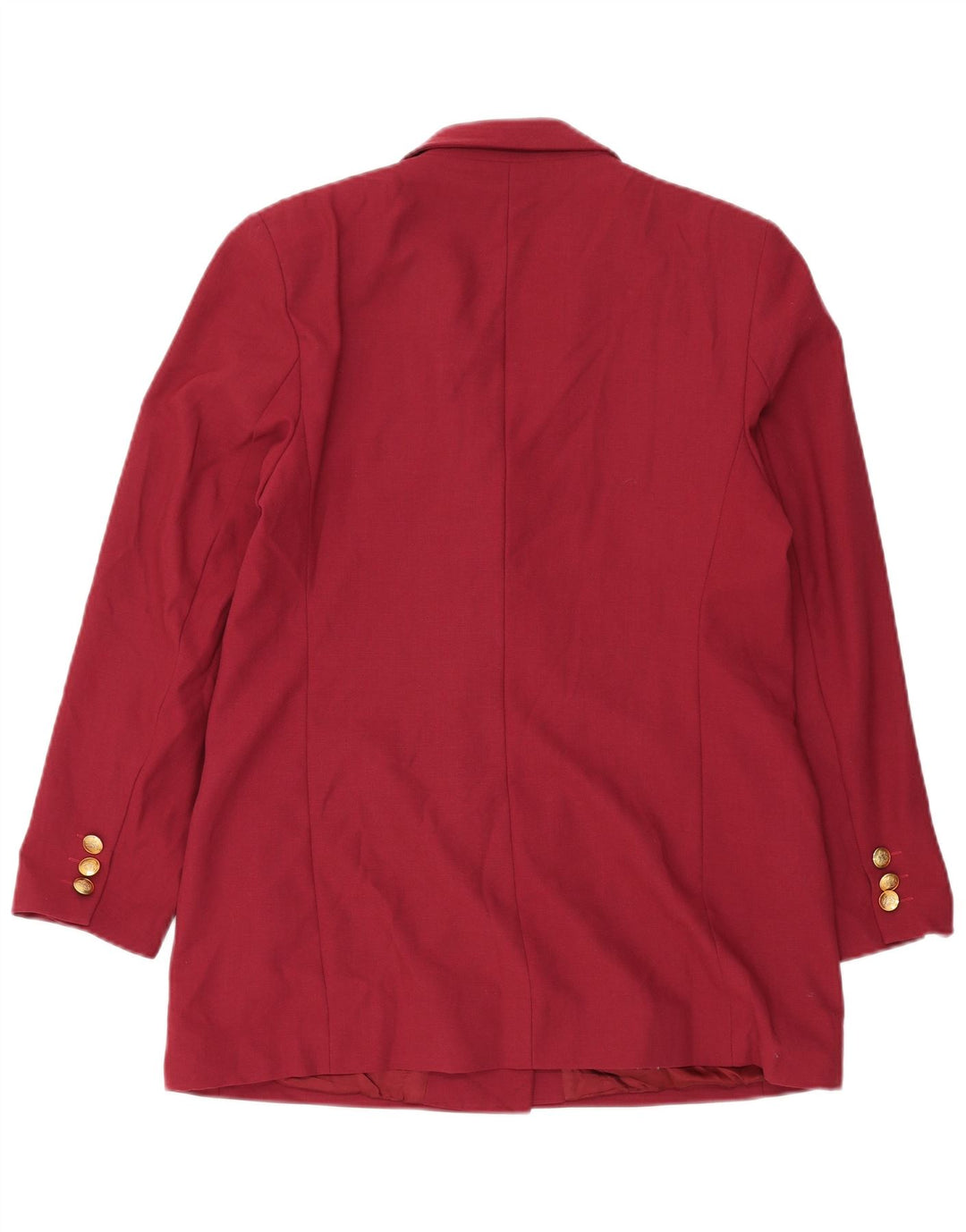 Marks & Spencer Womens Standard Fit Blazer Jacket UK 16 Large Burgundy