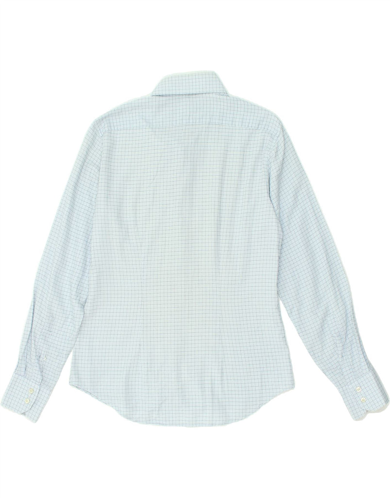 BENETTON Mens Shirt Small Blue Check | Vintage Benetton | Thrift | Second-Hand Benetton | Used Clothing | Messina Hembry 