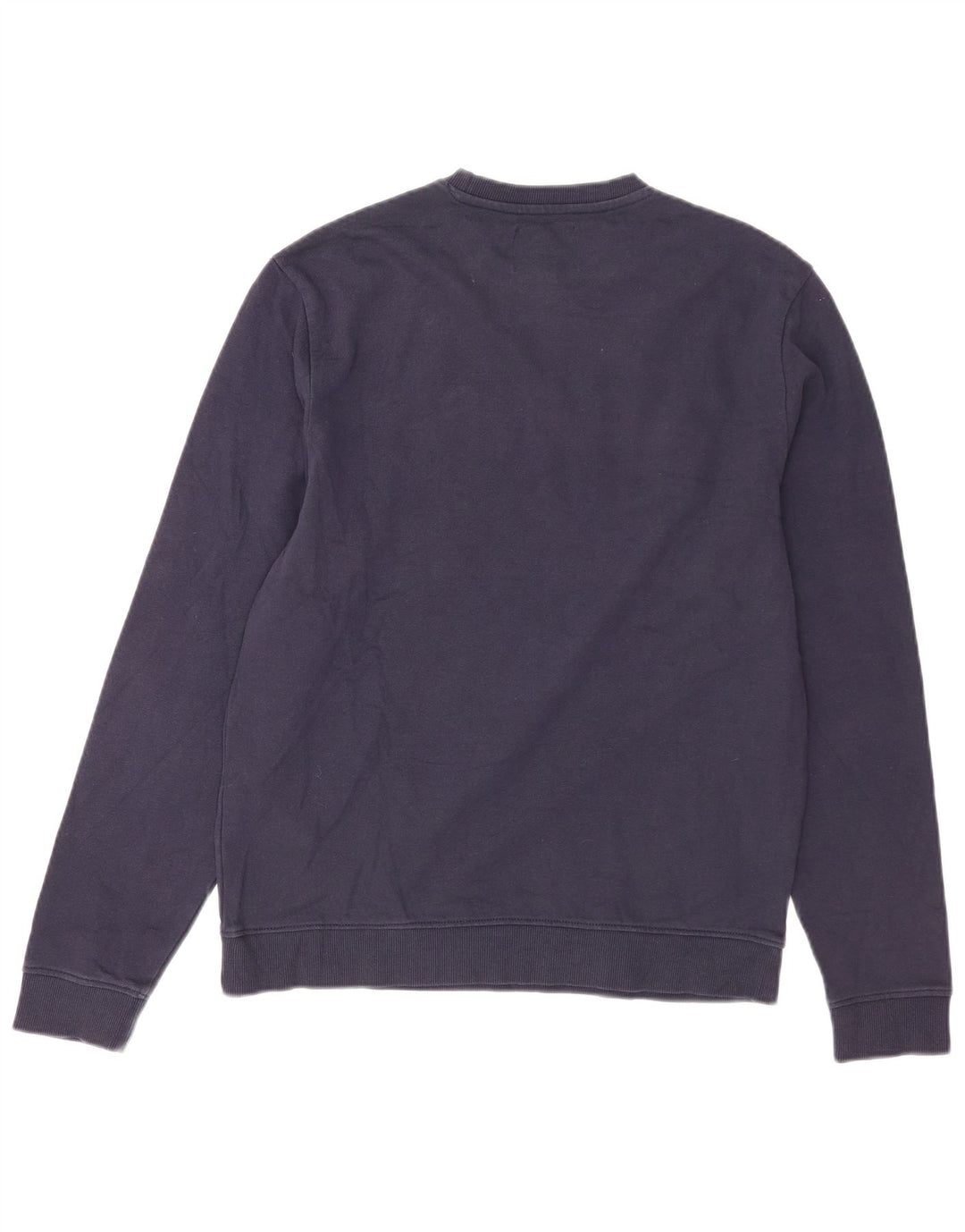 Guess Mens Graphic Sweatshirt Jumper Medium Navy Blue Cotton