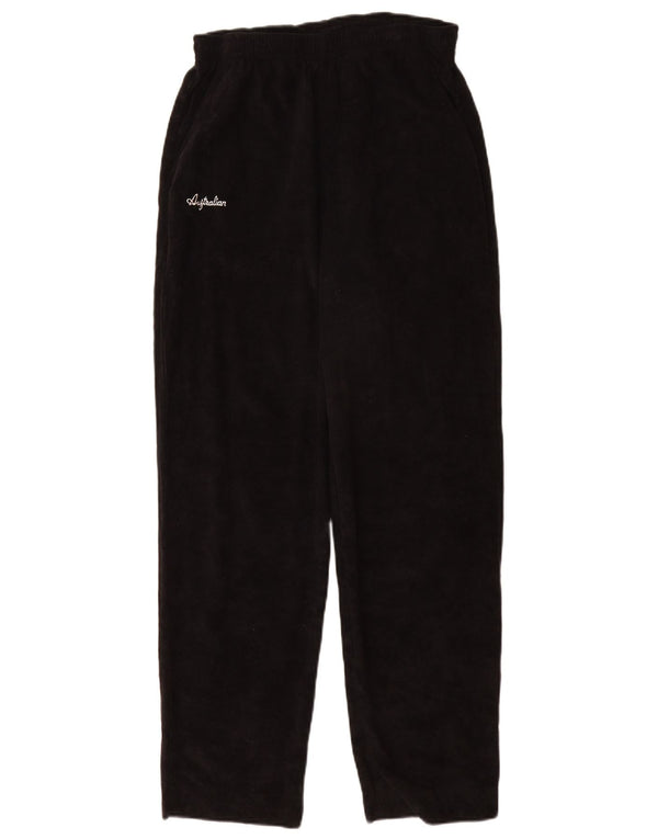 AUSTRALIAN L'ALPINA Womens Fleece Tracksuit Trousers IT 48 Medium  Black