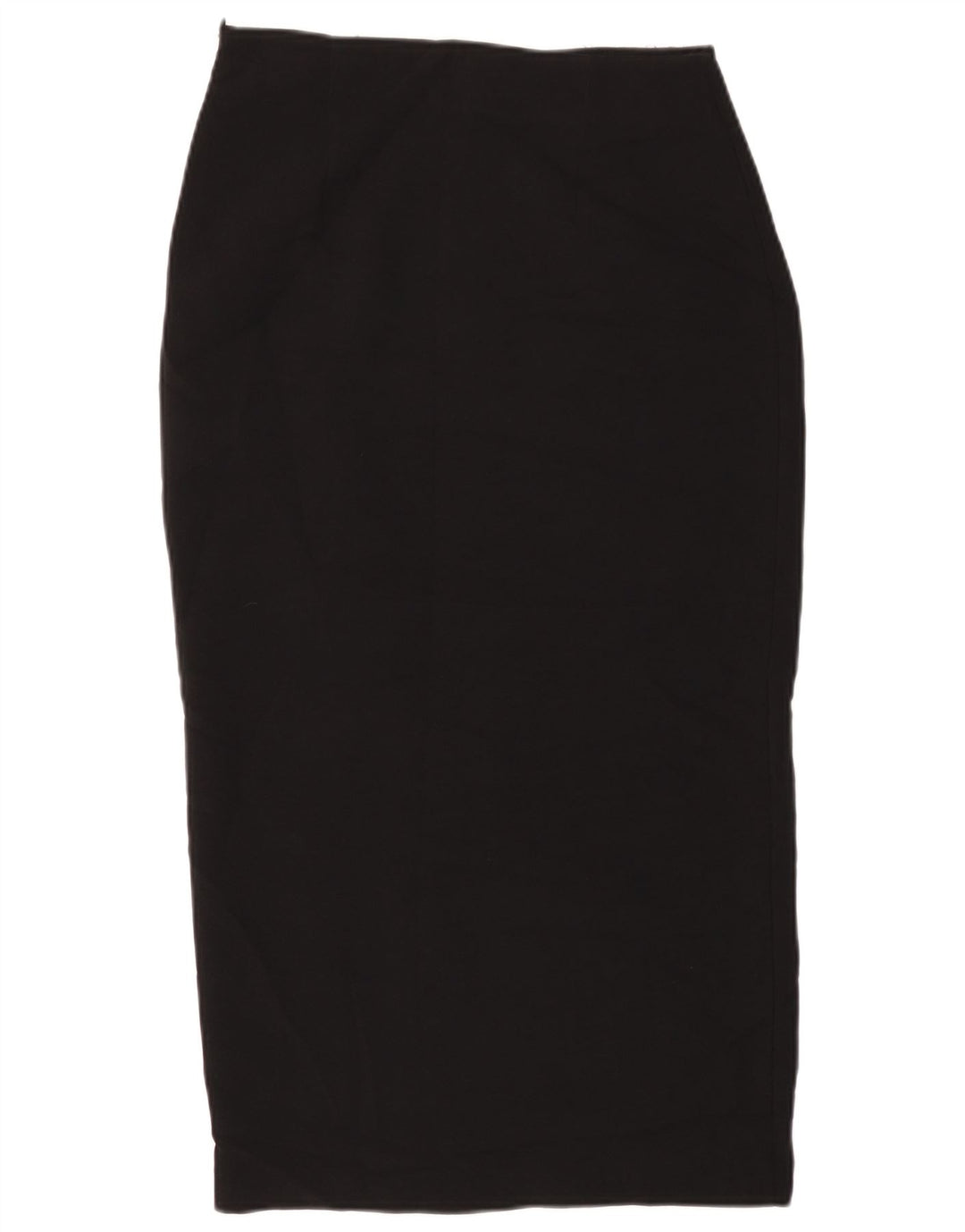 Zara Womens High Waist Pencil Skirt Medium W28  Black Polyester
